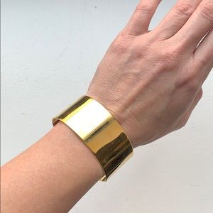 14K Gold plated cuff bangle